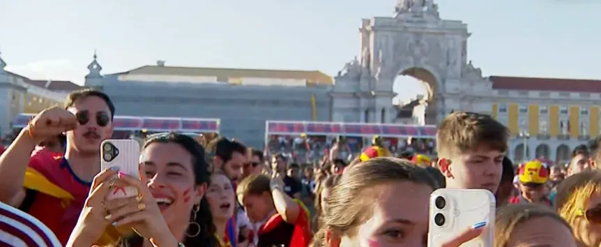 Final do Mundial já aquece no Terreiro do Paço